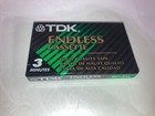 TDK  ENDLESS CASSETTE  EC-3M  3 MINUTE VS I  BLANK CASSETTE  TAPE (1) (SEALED)
