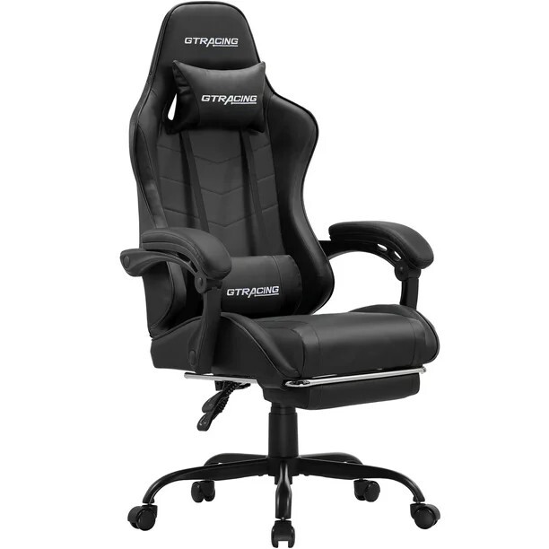 GTRACING GTWD-200 Gaming Chair with Footrest, Adjustable