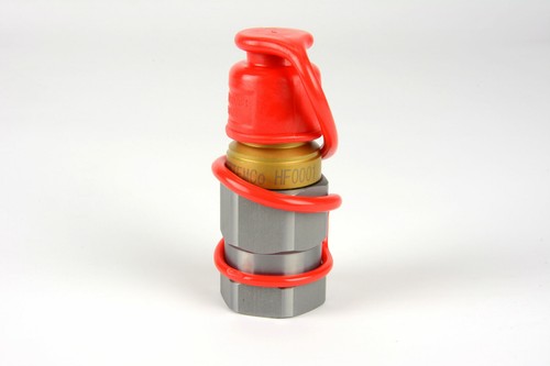 12x 1/2" NPT Pair Hydraulic Flat Face Quick Coupler Skid Steer Bobcat ISO 16028 - Picture 6 of 12