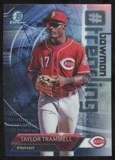 2018 Bowman Chrome Taylor Trammell #Trending Rookie Insert Reds Mariners RC
