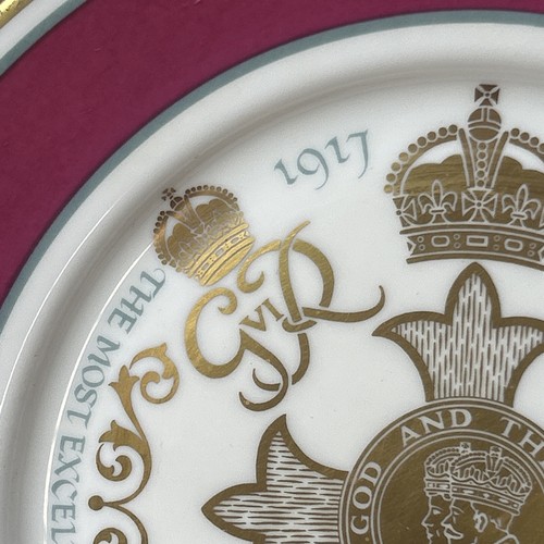 Vintage Aynsley Collectors Plate British Empire Diamond Jubilee 1977 27cm - Picture 7 of 12