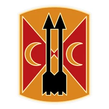 212th Fires Brigade Combat Service Identification Badge Bumper Sticker Vinyl 5"