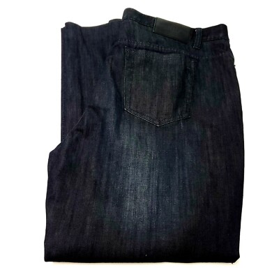 Pronto Uomo Blue Jeans Cotton Dark Indigo Gray 41/29 High Rise
