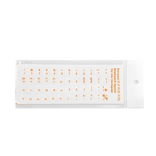 Standard Waterproof Korean Languages Keyboard Stickers Letter for PC Accessories - Bild 4 von 14