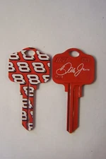 Dale Earnhardt Jr #8 Kwikset KW1/KW10 house key blanks qty 2 NEW
