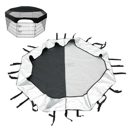 8 Panel Pet Dog Pen Cover Puppy Rabbit Playpen Cover Cage Cover Foldable HOT AU - Picture 4 of 11