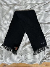 Missoni Black Wool Scarf Made In Italy