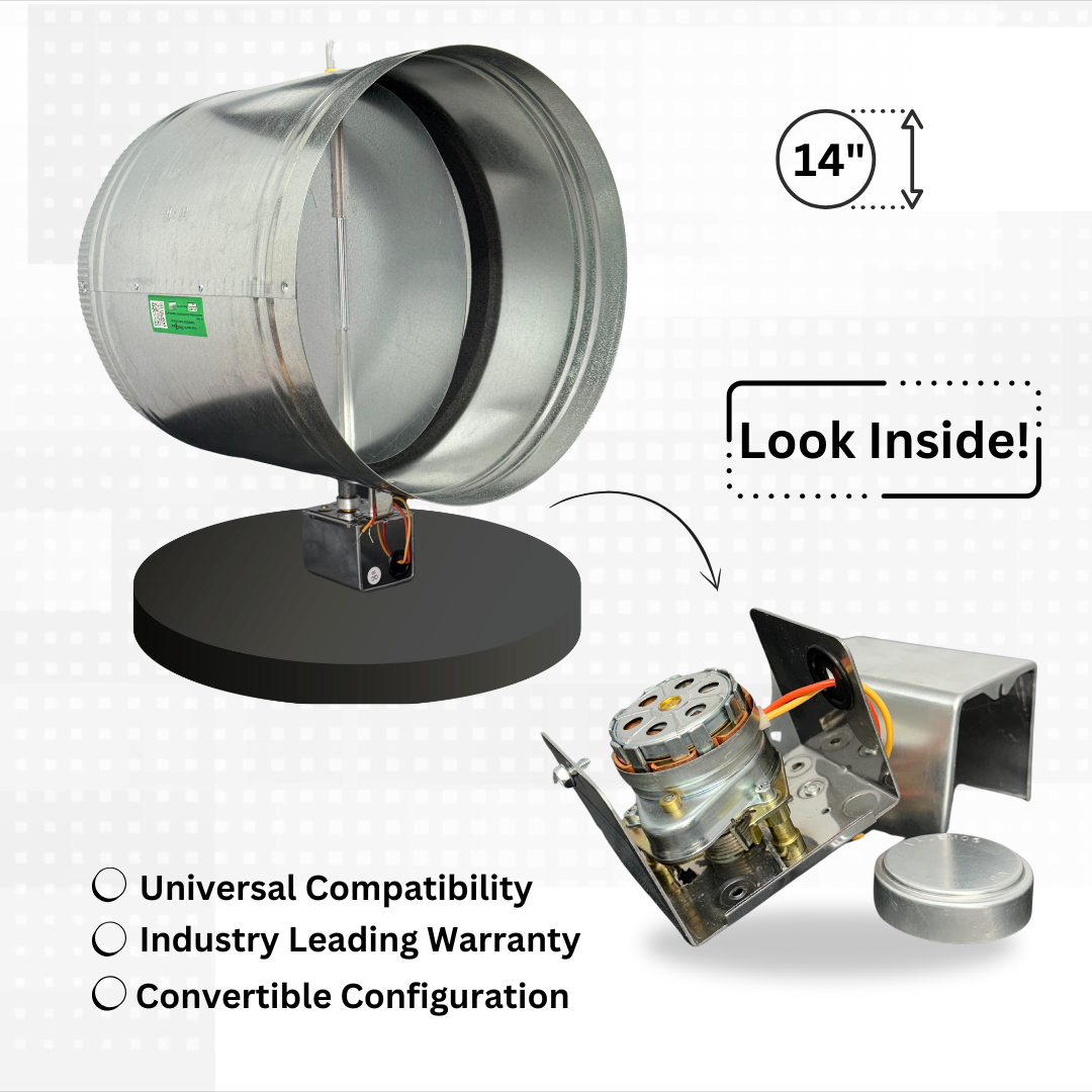 Valvole Di Zona Motorizzate Ammortizzatore (damper) Rettangolare Per Impianti HVAC - Controllo Zona Motorizzato Con Motore Sincrono A 2 Fili, Modello YG3151 Retrozone Retrozone YG3151 - Foto 3