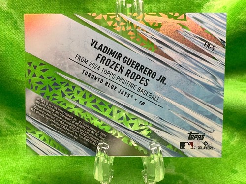 Vladimir Guerrero Jr 2024 Topps Pristine - Frozen Ropes #FR-5 Toronto Blue Jays - Picture 2 of 11