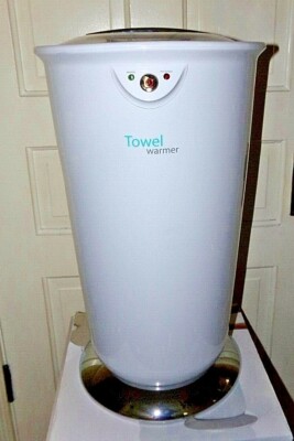 Brookstone Towel Warmer 647156 White Large 2 Oversized Towels Robes Blankets  | eBay