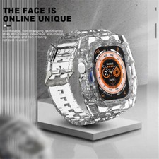 Band Mod Kit Set Cover Strap For Apple Watch Ultra 49mm Protective Case Bracelet