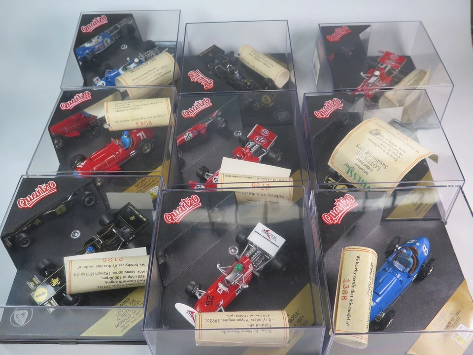 QUARTZO 1/43 Die Cast F1 Formula Uno Auto Da Gran Premio Selezione Anni '60/'70 - Immagine 4 di 4