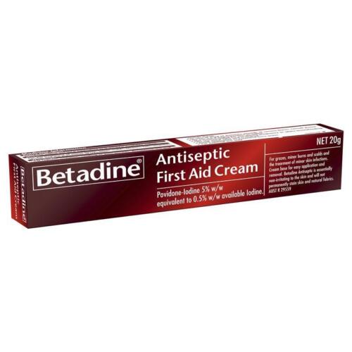 Betadine Antiseptic First Aid Cream 20g FREE POSTAGE - Picture 1 of 1