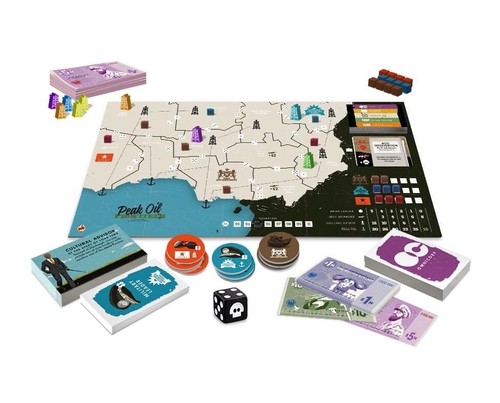 Peak Oil Profiteer 2 Tomatoes Games Board Game Tile Game Expert Game Strategy - Picture 5 of 10