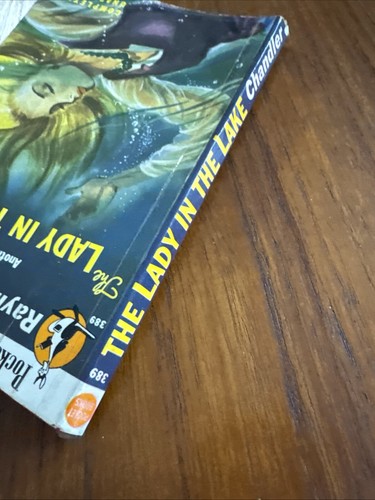 Raymond Chandler THE LADY IN THE LAKE Pocket Book pb 389 First printing! - Picture 3 of 8