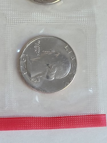 U.S. Mint 13-Coin Uncirculated Set 1973 - Denver & Philadelphia Mints + 1c S Min - Picture 13 of 18