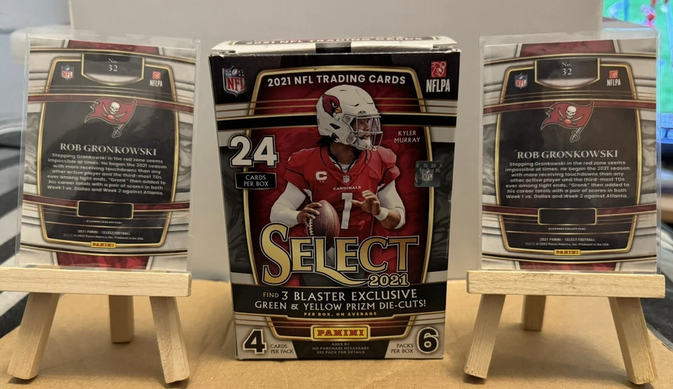 2021 Panini Select rob gronkowski Lot Tampa Bay Buccaneers #32 Concourse - Image 2 of 2