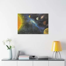 "Star Lady" Classic Stretched Canvas Regular Print