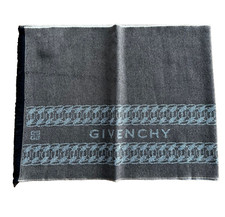 Givenchy Unisex Virgin Wool Logo Scarf Mufflers Stole Icon 35x180 cm