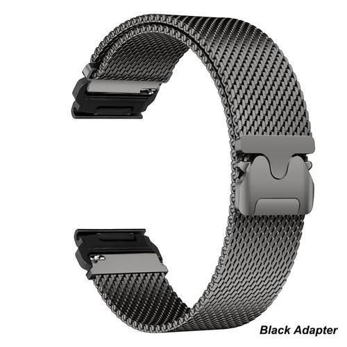 Bracelet métal magnétique pour Garmin Fenix 8 47mm 51mm 7 7x 6 6X Pro 5 5X 5Plus Band - Photo 15 sur 20