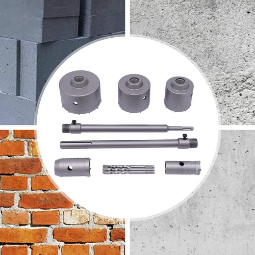 Kernbohrer Beton Lochbohrer Trocken Bohrkronen Set SDS-Plus Aufnahmeschaft 300mm - Bild 7 von 19