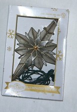 KURT ADLER 10 Light 10.5-Inch Capiz Multi-Pointed Bethlehem Star TreeTopper NEW