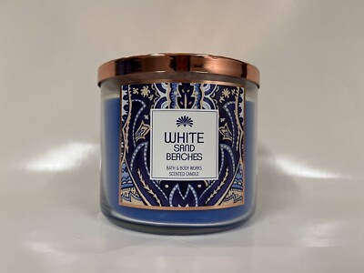 Bath & Body Works Kerze 3-Docht-Duftkerze ''White Sand Beaches''