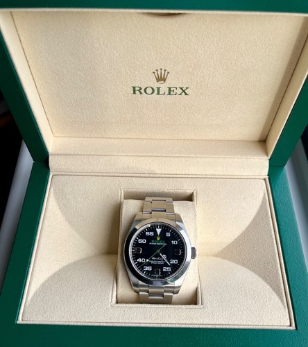 Rolex Air-King - 116900. With boxes and original AD warranty card (papers)