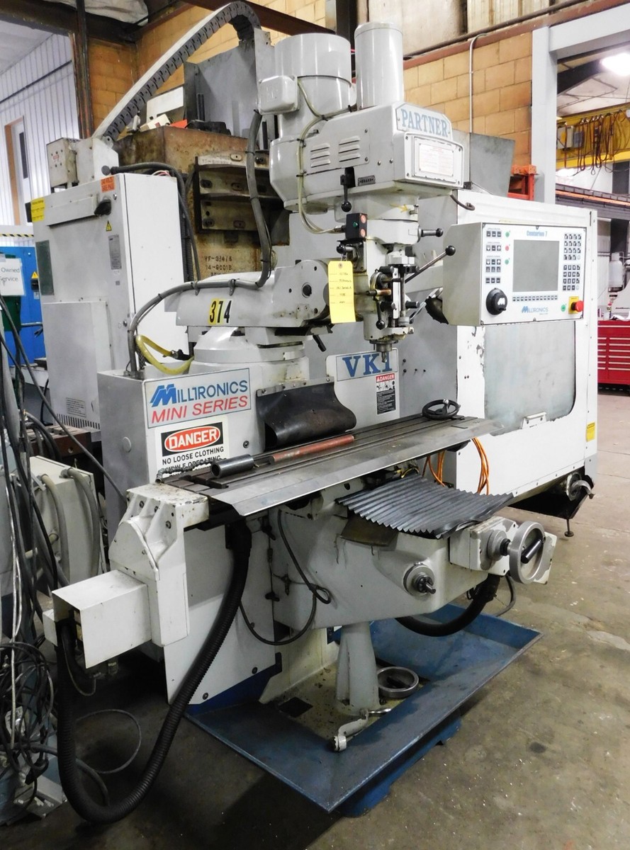 10786: Milltronics VK1 2 Axis CNC Vertical Mill | eBay