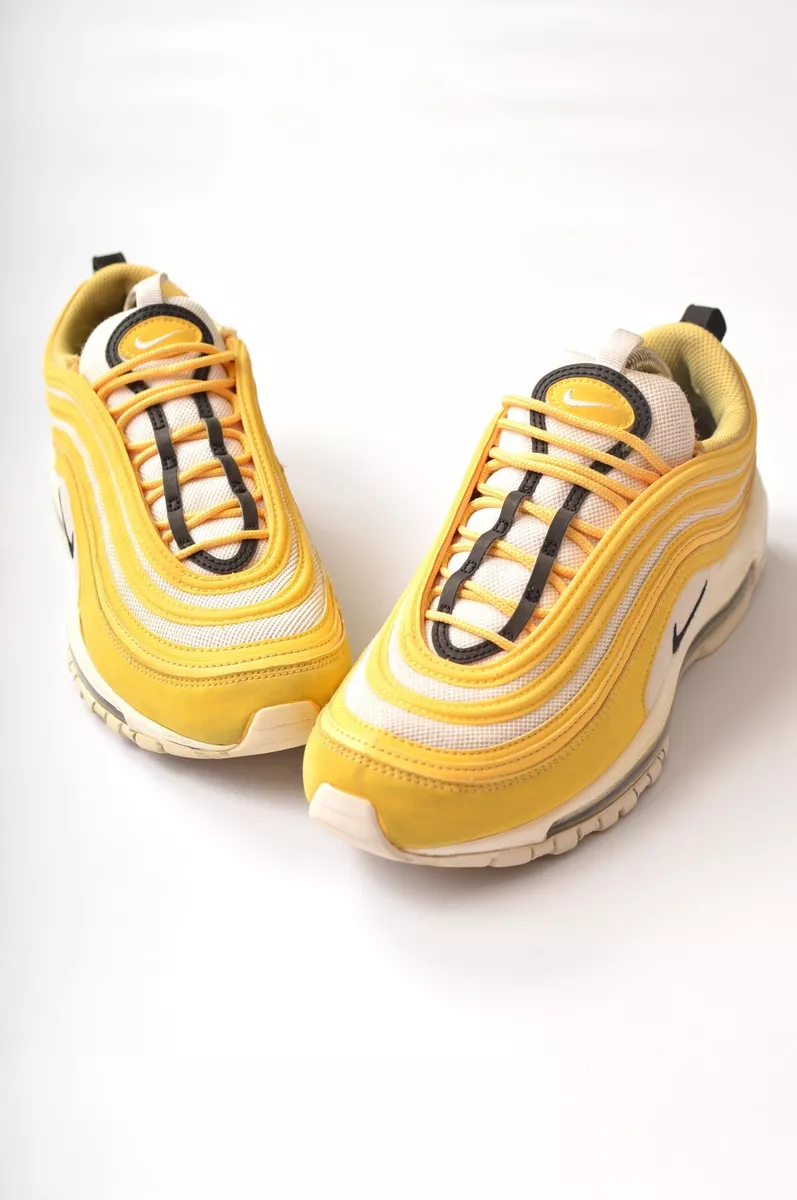 Nike Air Max 97 Topaz Gold White W 921733 703 Taxi Sneakers Trainers Size US 10