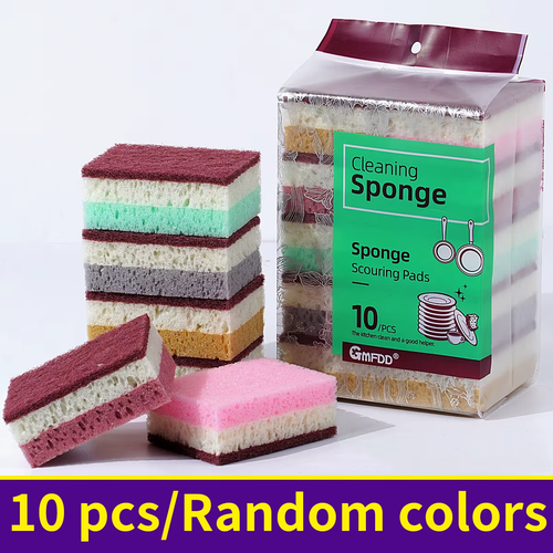 High Density Sponge Cleaning Cloth, Dishwashing Cloth, Non Greasy Kitchen and Ca