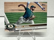2017 Topps Update Series Baseball Card #US294 Bobby Wahl RC Oakland Athletics