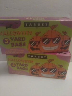 Vintage Halloween jako lanternYard Bags 6 Total 1999
