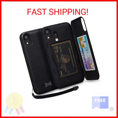 TORU CX PRO Case for iPhone XR, with Card Holder | Slim Protective Cover with Hi