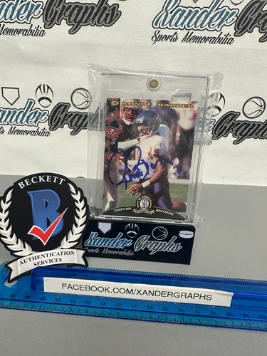 RONDE BARBER SIGNED AUTOGRAPHED 1997 SCORE BOARD RC FOOTBALL CARD 42 ROOKIE BAS