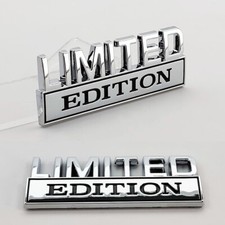 2pc Limited Edition Chrome Emblem Badges Fits Chevy Toyota Ford Car Truck