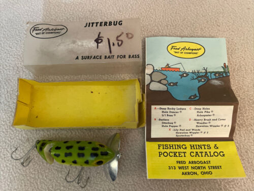 Vintage Fred Arbogast Hula Pike Fishing Lure (#0403030) | eBay