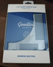 Stainless Steel Beard Trimming Guide. 2 in 1 Beard Trimming Guide Goodline NEW