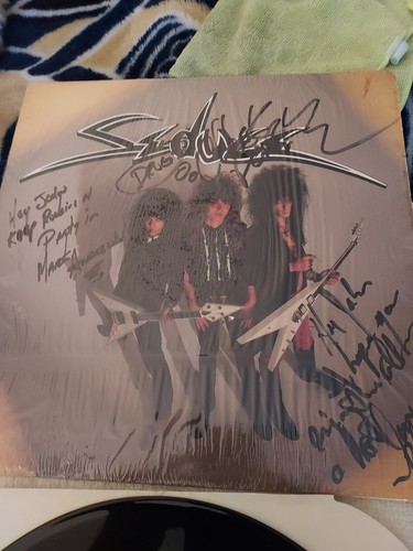 RARE-Seduce- self titled LP- AUTOGRAPHED BY THE BAND-ORIGINAL PRESSING-PSYCH-001 - Picture 10 of 10