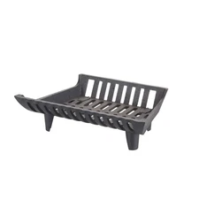 HY-C Liberty Foundry G17-BX 17" Heavy-Duty Cast Iron Fireplace Grate with 2" ...