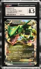CGC 8.5 NM MINT + Rayquaza Ex BW47 Holo Black & White Black Star Promo Pokémon