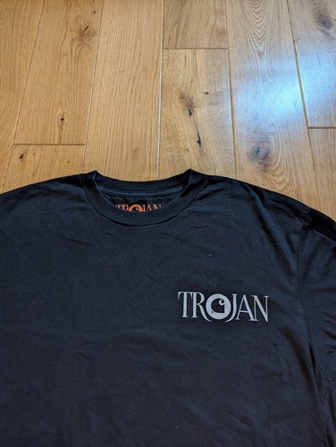 Camiseta Carhartt Boot Boyz Biz Trojan Manga Larga Negra Estampado Gráfico Talla L - Imagen 4 de 7