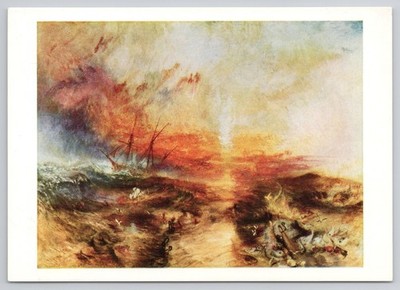 J M W Turner British The Slave Ship H L Pierce Fund Museum Of Fine Arts Postcard