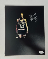 Dave Bing Signed Autographed 8x10 Detroit Pistons Basketball Photo JSA 2