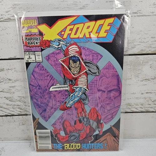 Marvel Comics X-Force #2 1991 Vol. 1 Newsstand Edition Deadpool Vintage Comic