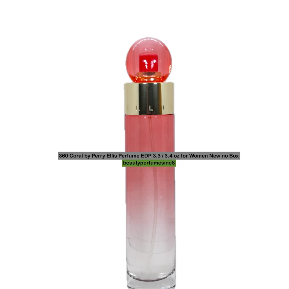 Perry Ellis 360 CORAL 3.3 / 3.4 OZ Eau De Parfum Spray Perfume para Mujer Foto 2 de 4