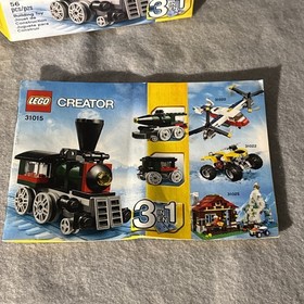 LEGO CREATOR: Emerald Express 3-in-1 Train 31015-100% Complete