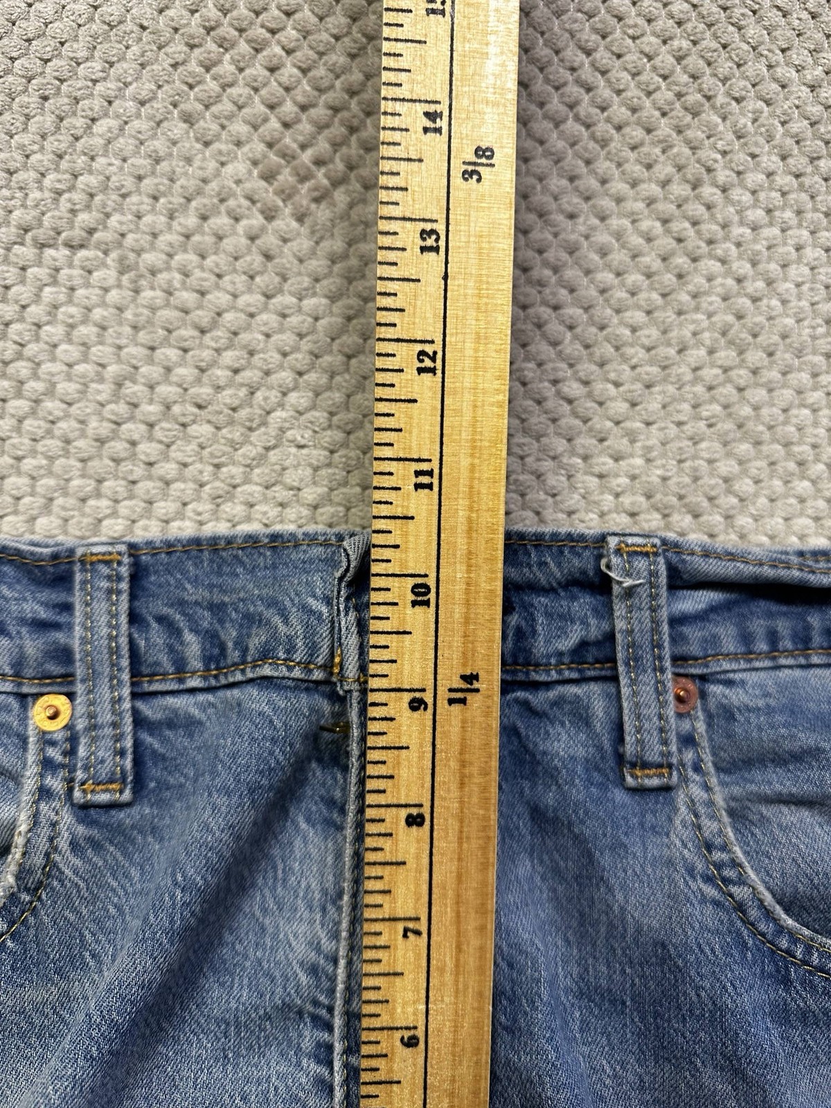 Levi Men’s 512 Jeans Zip Retro Stonewashed Blue Waist 32 Leg 32 image 7
