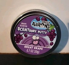 Crazy Aarons Scentsory Putty Great Grape Ages 3+ NEW Sealed Scented .7 Ounce