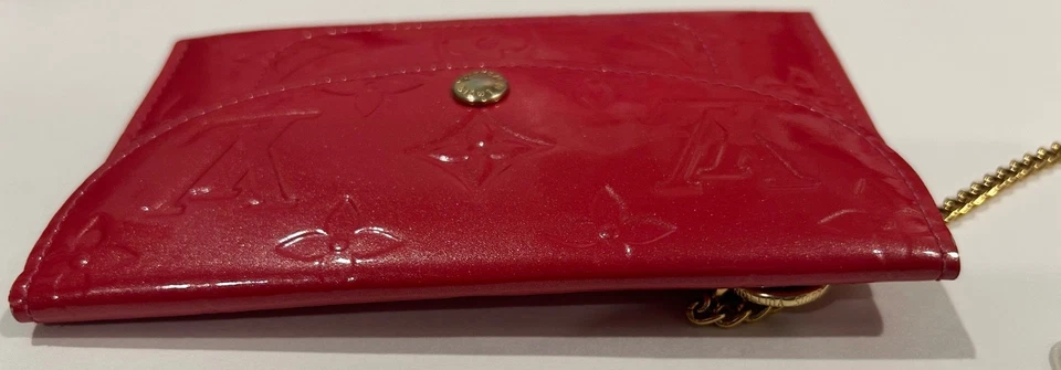 LOUIS VUITTON Vernis конверт пластина мешок Framboise / розовый карты чехол - Изображение 3 из 4